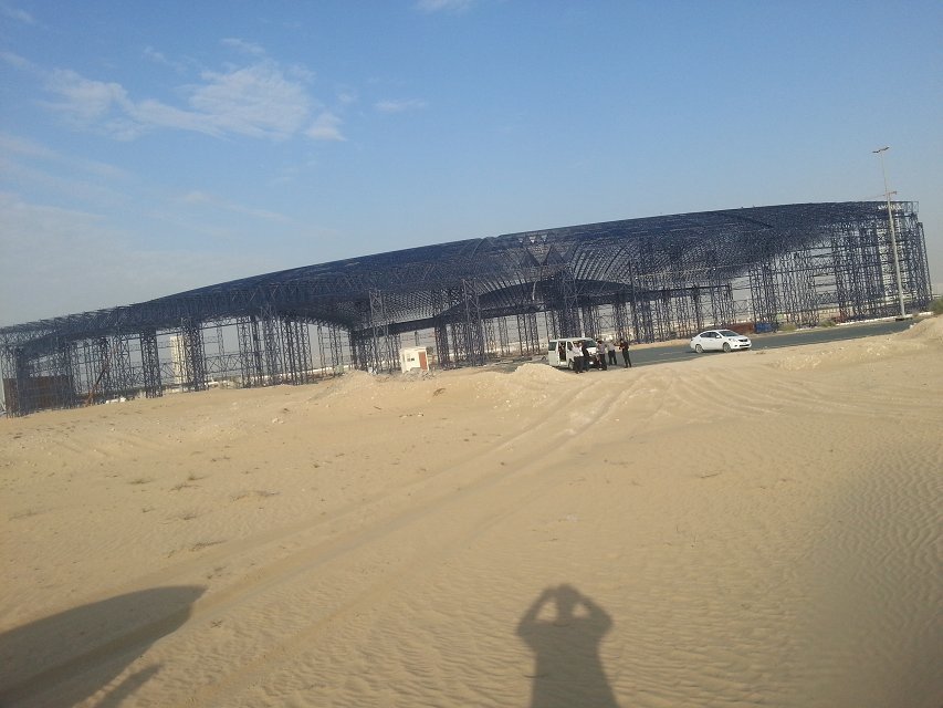 北海大型场馆网架工程